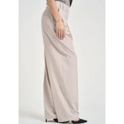 Hot Plisserede Wide Trousers Dame Bukser