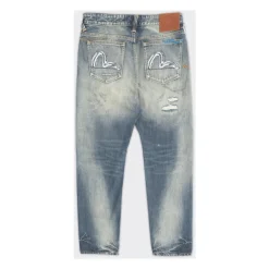 Discount 7-Pocket Vasket Seagull Broderede Jeans Jeans