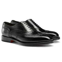 Best Poleret Læder Oxford Brogue Business Sko