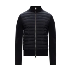 Discount Polstret Crêpe Lynlås Cardigan Jakker