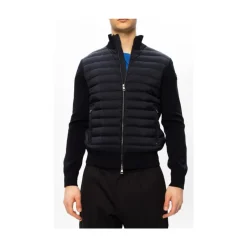 Discount Polstret Crêpe Lynlås Cardigan Jakker