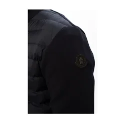 Discount Polstret Crêpe Lynlås Cardigan Jakker