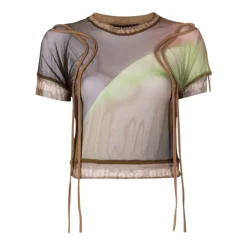 New Polyester Mesh T-Shirt Dame T-Shirts