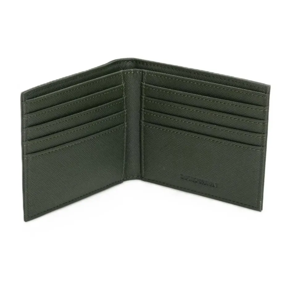 Discount Portafoglio con logo Scompartimento carte Punge & Kortholder