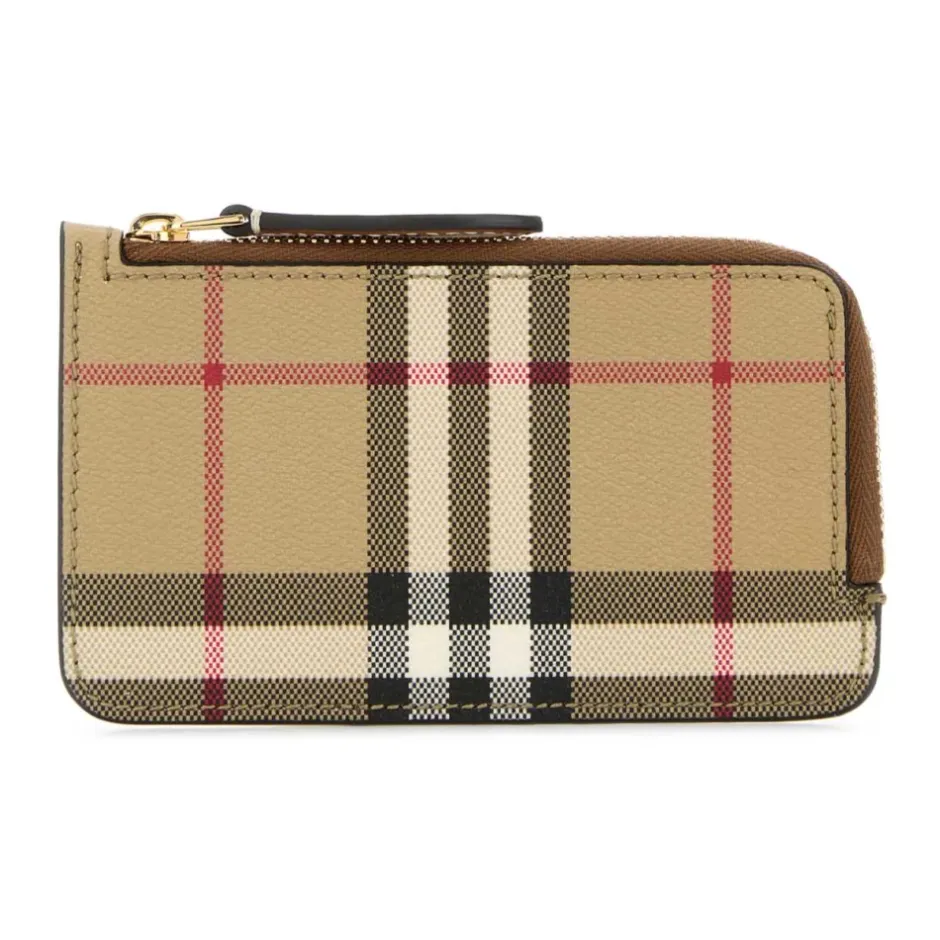 Printed Canvas Card Holder Dame Punge & Kortholder