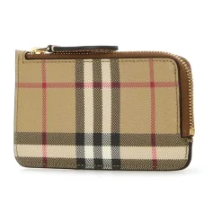 Printed Canvas Card Holder Dame Punge & Kortholder