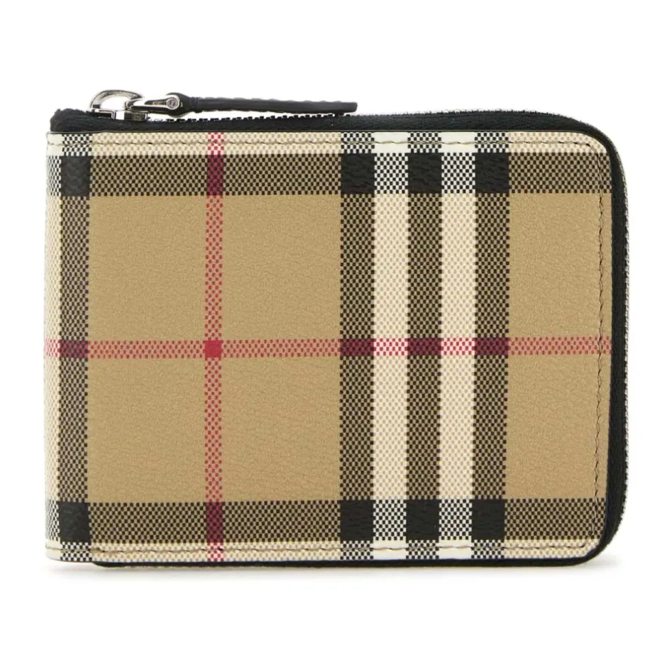 Sale Printed Canvas Wallet Punge & Kortholder