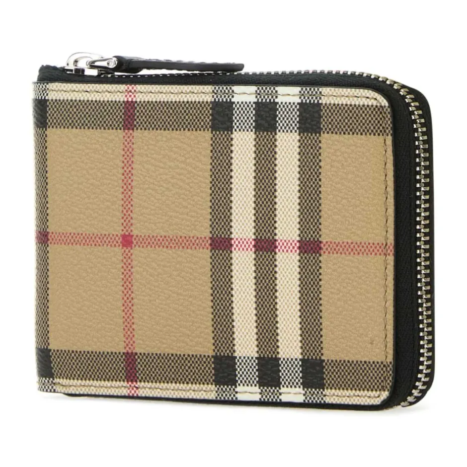 Sale Printed Canvas Wallet Punge & Kortholder