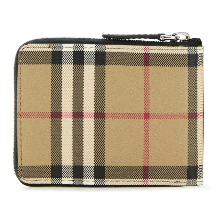 Sale Printed Canvas Wallet Punge & Kortholder