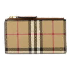 Printed Canvas Wallet Dame Punge & Kortholder