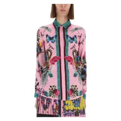 Online Printed Silk Shirt Dame Bluser & Skjorter