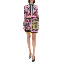 Online Printed Silk Shirt Dame Bluser & Skjorter
