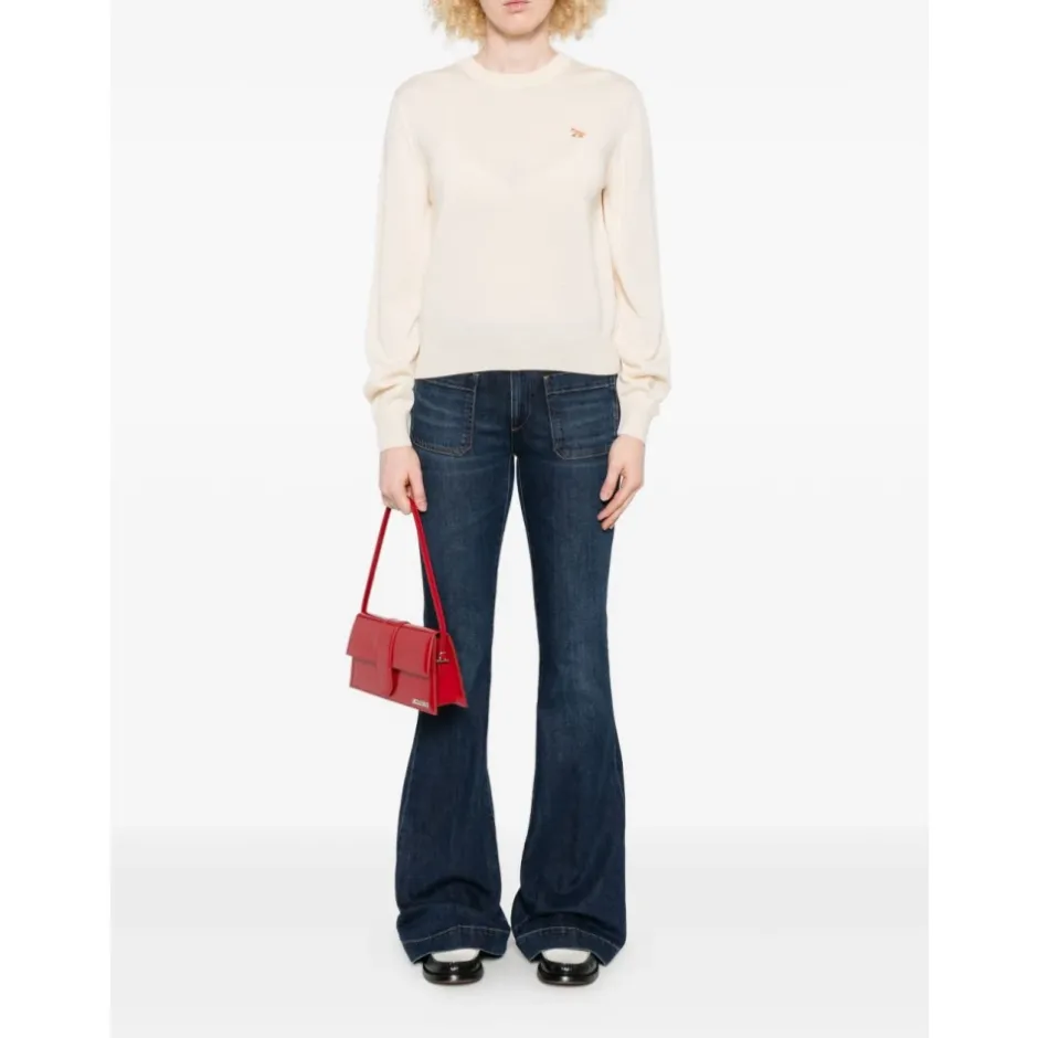 Outlet Pudder Silke & Nylon Sweater Dame Sweatshirts