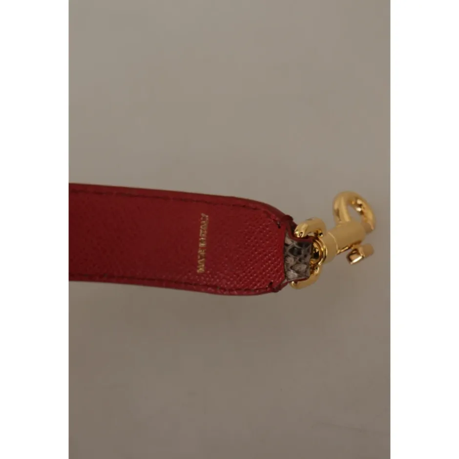 Sale Python Læder Studded Strop Dame Tilbehør Til Tasker