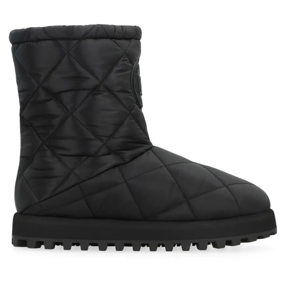 Outlet Quilted Nylon City Boots Vinterstøvler