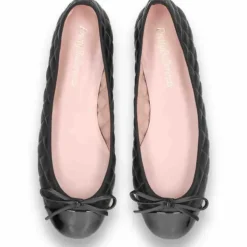 Clearance Quiltede Læder Ballerina Sko Dame Ballerina Sko