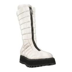 New Quiltede Nylon Ankelstøvler med Gummisål Vinterstøvler
