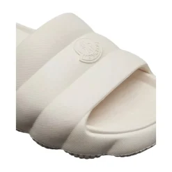 Sale Quiltede Offwhite Sommer Sliders Sandaler