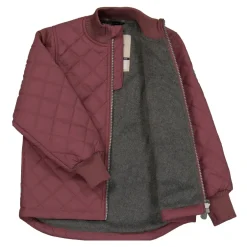 Outlet Quiltet Termosæt med Fleece - Rose Brown Børn Overtøj