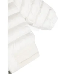 New Quiltet Vatteret Jakke med Logo Patch Børn Jakker