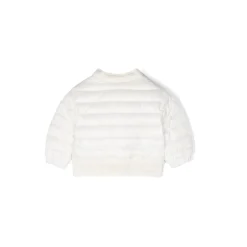 New Quiltet Vatteret Jakke med Logo Patch Børn Jakker