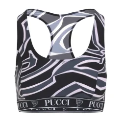 Discount Racer-neck Print Bra T-Shirts & Toppe