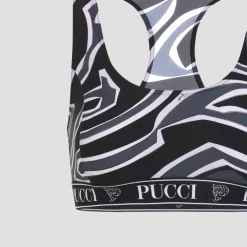 Discount Racer-neck Print Bra T-Shirts & Toppe