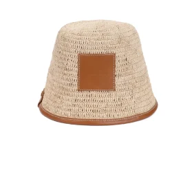 Sale Raffia Bob Hat Dame Huer & Kasketter