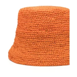 New Raffia Bucket Hat Dame Huer & Kasketter