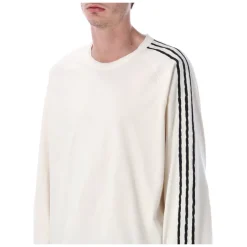 Sale Raw Edge 3-Stripes Langærmet Trøje T-Shirts & Toppe|Træningstrøjer