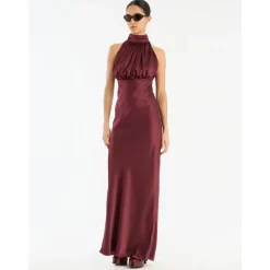 Sale Halterneck Maxi Kjole Dame Kjoler