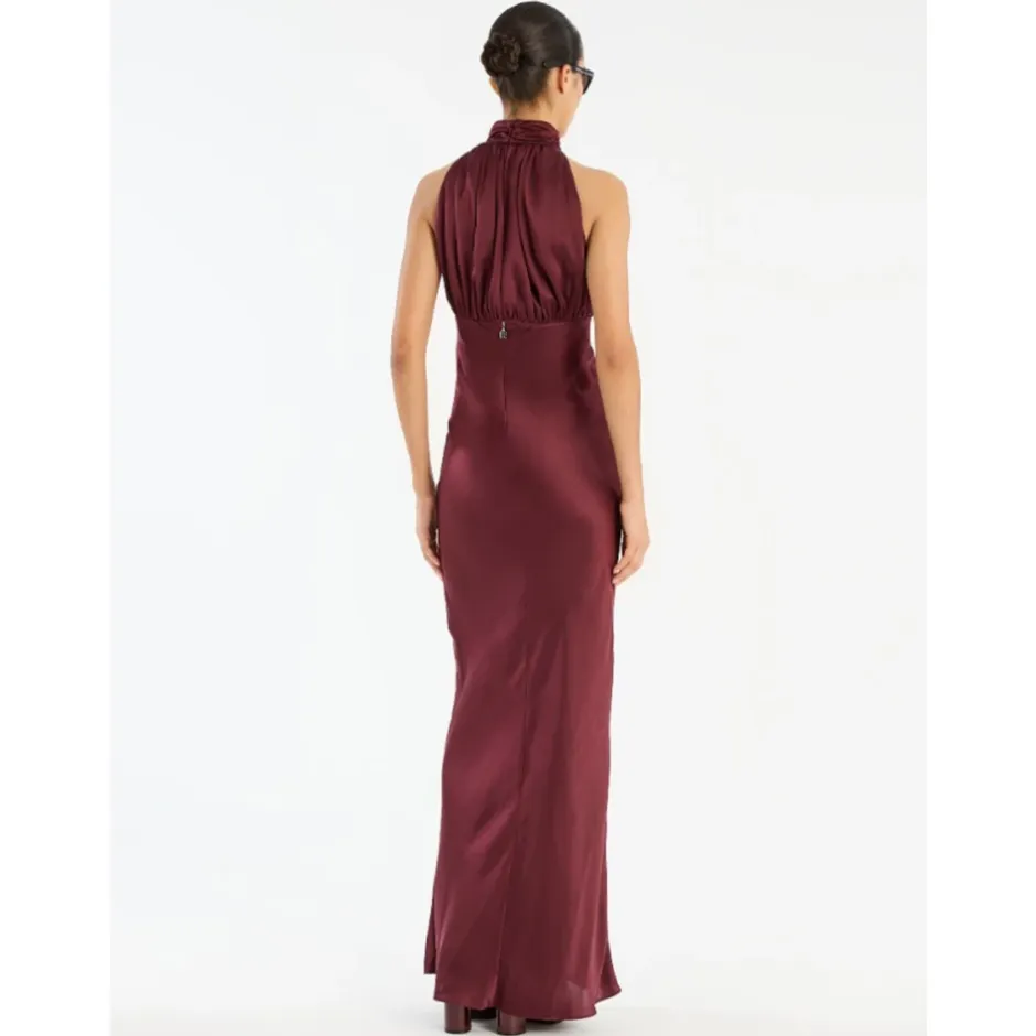 Sale Halterneck Maxi Kjole Dame Kjoler
