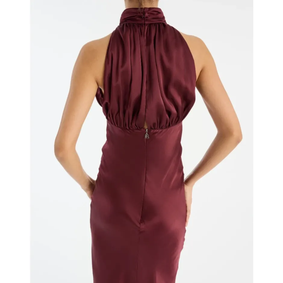 Sale Halterneck Maxi Kjole Dame Kjoler