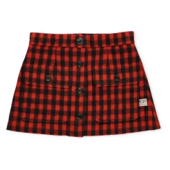 Clearance Tartan Uldblandet Nederdel til Piger Børn Kjoler & Nederdele