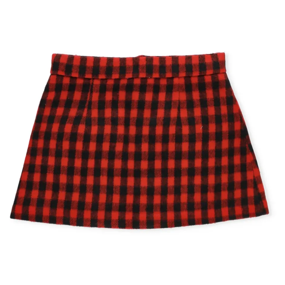 Clearance Tartan Uldblandet Nederdel til Piger Børn Kjoler & Nederdele