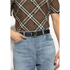 Online Reversibelt Logo Graveret B-spænde Bælte Bælter