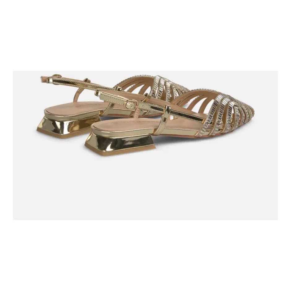New Rhinestone cage sandals Dame Sandaler