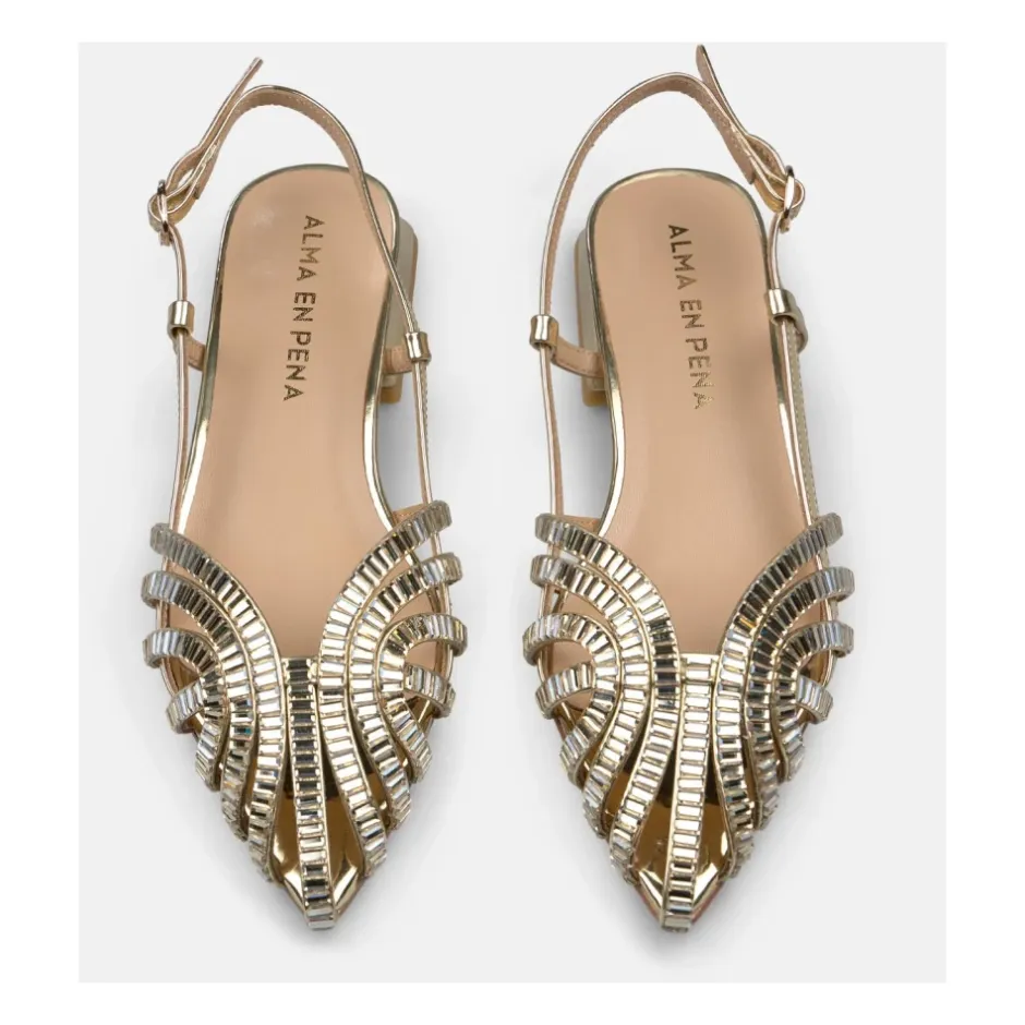 New Rhinestone cage sandals Dame Sandaler