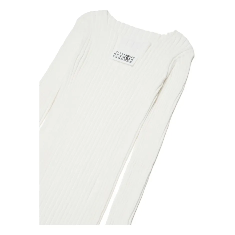 Best Ribbed Long-Sleeve Dress Børn Kjoler & Nederdele