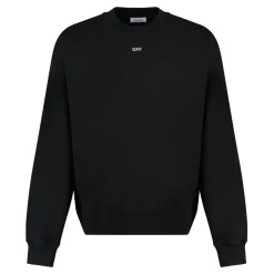 Discount Ribbet Bomuld Crew-Neck Sweatshirt Sweatshirts