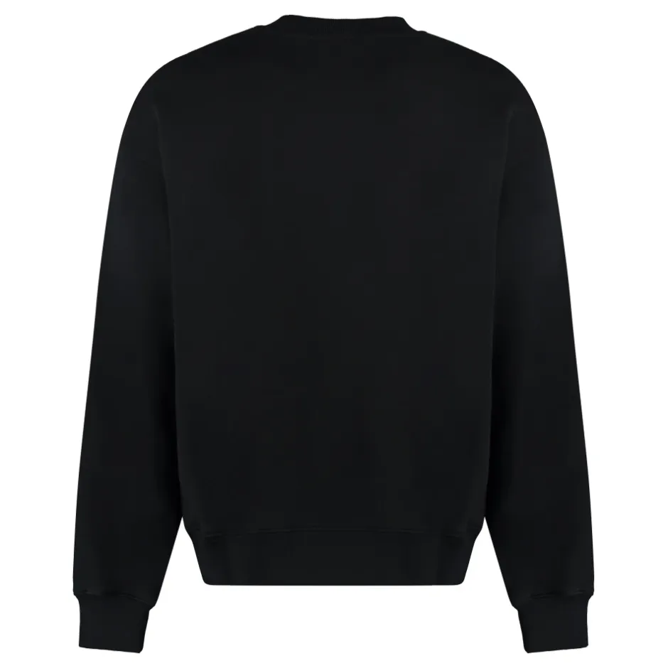 Discount Ribbet Bomuld Crew-Neck Sweatshirt Sweatshirts