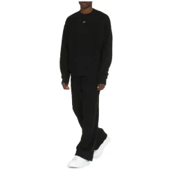 Discount Ribbet Bomuld Crew-Neck Sweatshirt Sweatshirts