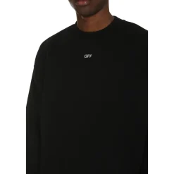 Discount Ribbet Bomuld Crew-Neck Sweatshirt Sweatshirts