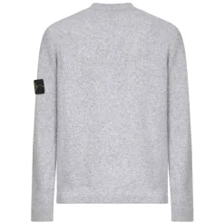 Outlet Ribbet Crewneck Sweater i Strik