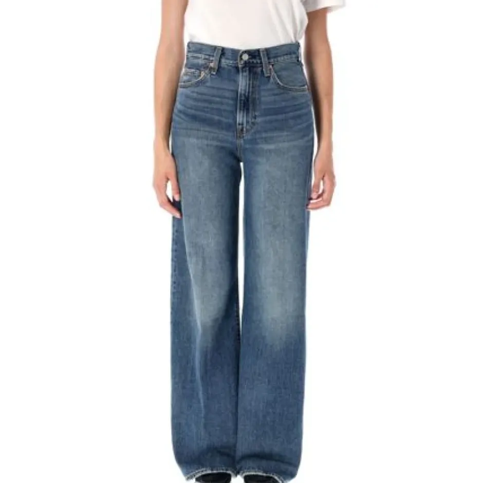 Clearance RIBCAGE WIDE LEG Dame Jeans