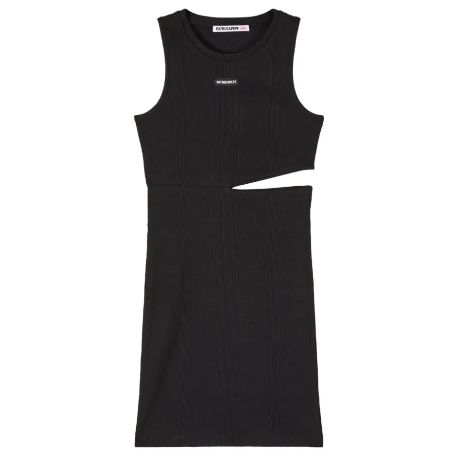 Online Ribstrikket Bodycon Kjole Børn Kjoler & Nederdele