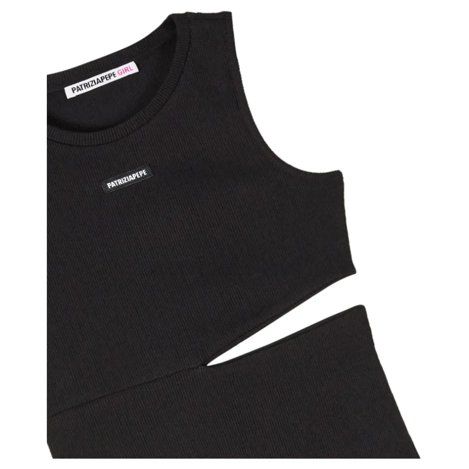 Online Ribstrikket Bodycon Kjole Børn Kjoler & Nederdele