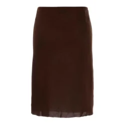 New Ribstrikket Pencil Skirt Dame Nederdele