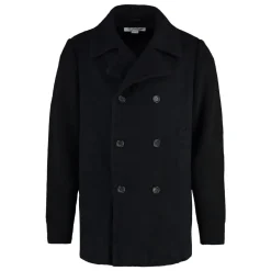 New Ribstrikket Ærme Uld Peacoat Frakker