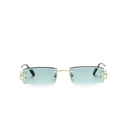 Clearance Rimless Rectangle Solbriller Solbriller